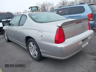 2007 Chevrolet Monte Carlo LT with VIN 2G1WK15K179274692, listed as a IAAI auction lot 41518876 with 200,280 mi miles. Bid and sale history available at carsss.com. Image 3.