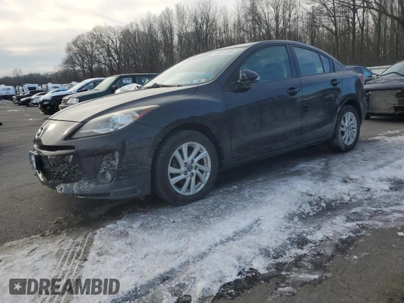 2013 Mazda 3 i Grand Touring with VIN JM1BL1WP1D1742398, listed as a Copart auction lot 42011345 with 84,863 mi miles and Salvage Title. Bid and sale history available at carsss.com. Image 1.