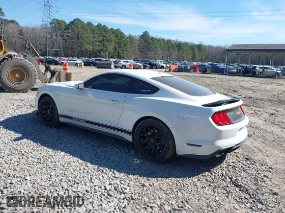 2019 Ford Mustang EcoBoost with VIN 1FA6P8TH7K5200827, listed as a IAAI auction lot 41652020 with 57,053 mi miles and . Bid and sale history available at carsss.com. Image 3.