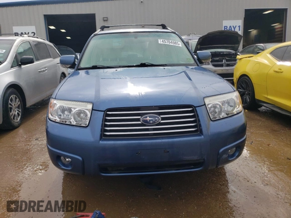 2007 Subaru Forester X w/Premium Pkg with VIN JF1SG65637H705915, listed as a Copart auction lot 45704985 with 83,760 mi miles and Salvage Title. Bid and sale history available at carsss.com. Image 5.