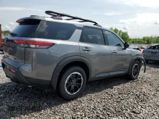 2023 Nissan Pathfinder Rock Creek with VIN 5N1DR3BD9PC275069, listed as a Copart auction lot 56987655 with 15,841 mi miles and Salvage title. Bid and sale history available at DreamBid. Image 3.