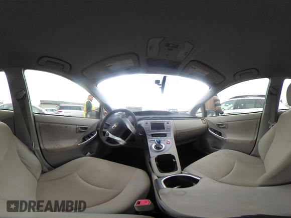 2013 Toyota Prius One with VIN JTDKN3DUXD5544751, listed as a IAAI auction lot 42019257 with 154,450 mi miles and . Bid and sale history available at carsss.com. Image 18.
