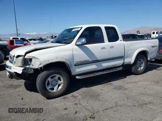 2003 Toyota Tundra SR5 with VIN 5TBRT34193S349381, listed as a Copart auction lot 49824795 with 158,620 mi miles and Salvage Title. Bid and sale history available at carsss.com. Image 1.