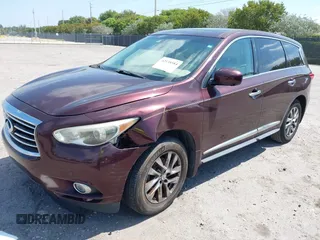 2013 Infiniti JX35 with VIN 5N1AL0MM6DC332579, listed as a IAAI auction lot 42138584 with 137,046 mi miles and . Bid and sale history available at DreamBid. Image 17.