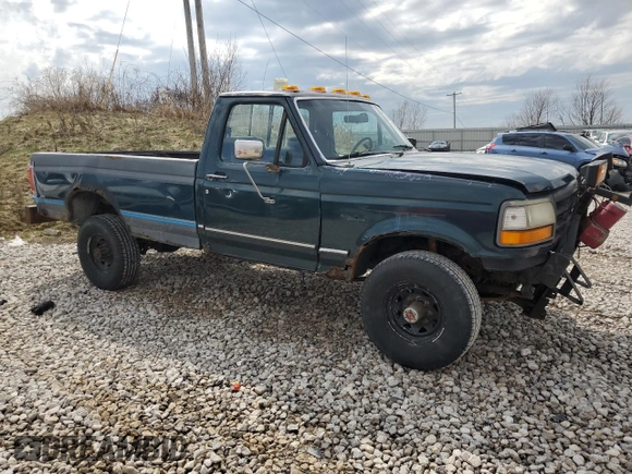 1995 Ford F-250 with VIN 2FTHF26H4SCA78884, listed as a Copart auction lot 50710285 with 205,568 mi miles and Clean title. Bid and sale history available at DreamBid. Image 4.