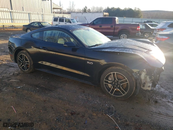 2020 Ford Mustang GT with VIN 1FA6P8CF6L5126557, listed as a Copart auction lot 44264705 with 95,526 mi miles and Salvage Title. Bid and sale history available at carsss.com. Image 4.