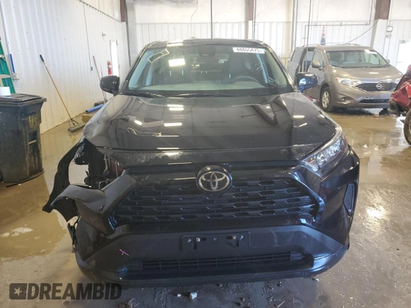 2022 Toyota RAV4 LE with VIN 2T3F1RFV9NW301142, listed as a Copart auction lot 48855475 with 45,284 mi miles and Salvage Title. Bid and sale history available at carsss.com. Image 5.