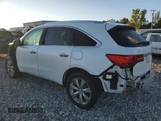 2016 Acura MDX w/Advance with VIN 5FRYD4H93GB018634, listed as a Copart auction lot 65938493 with 38,479 mi miles. Bid and sale history available at carsss.com. Image 2.