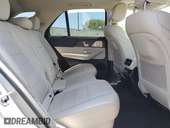 2021 Mercedes-Benz GLE 450 with VIN 4JGFB5KE3MA500840, listed as a Copart auction lot 54080135 with 35,614 mi miles and Salvage title. Bid and sale history available at DreamBid. Image 11.