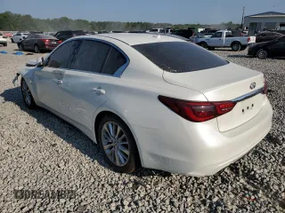 2018 Infiniti Q50 3.0t LUXE with VIN JN1EV7AP5JM357487, listed as a Copart auction lot 66489424 with 104,098 mi miles and Salvage Title. Bid and sale history available at carsss.com. Image 2.