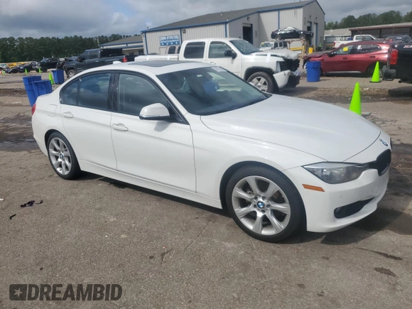 2015 BMW 3 Series 320i with VIN WBA3B1G51FNT64807, listed as a Copart auction lot 58673635 with 95,840 mi miles and Salvage title. Bid and sale history available at DreamBid. Image 4.