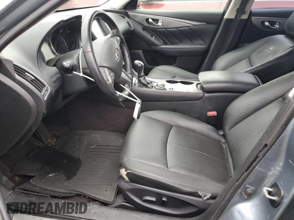 2014 Infiniti Q50 Sport with VIN JN1BV7AP1EM680931, listed as a Copart auction lot 44431595 with Not Provided miles and Salvage Title. Bid and sale history available at DreamBid. Image 7.