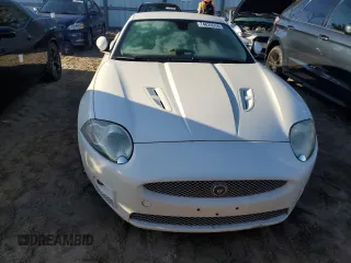 2008 Jaguar XK with VIN SAJWA43C189B23550, listed as a Copart auction lot 74825514 with 0 mi miles and Salvage Title. Bid and sale history available at carsss.com. Image 5.