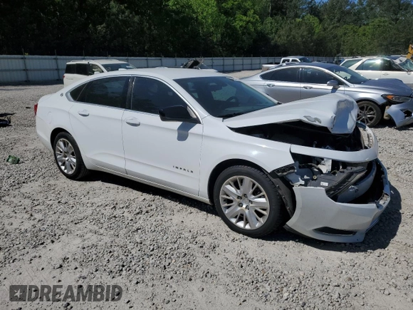 2016 Chevrolet Impala LS with VIN 1G11X5SA5GU161975, listed as a Copart auction lot 53247625 with 114,939 mi miles and Salvage title. Bid and sale history available at DreamBid. Image 4.