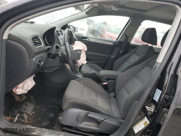 2014 Volkswagen Golf TDI w/Sunroof & Nav with VIN WVWDM7AJ8EW005571, listed as a Copart auction lot 76610513 with 53,959 mi miles and Non Repairable. Bid and sale history available at carsss.com. Image 7.