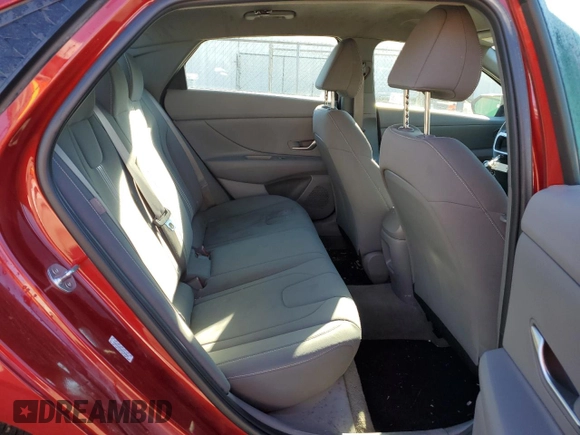 2024 Hyundai Elantra SEL with VIN KMHLM4DGXRU702893, listed as a Copart auction lot 46631995 with 29,294 mi miles and Salvage Title. Bid and sale history available at carsss.com. Image 10.