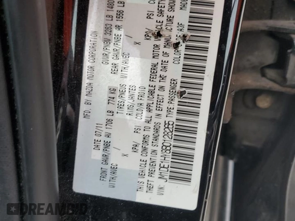 2011 Mazda 2 Sport z VIN JM1DE1HY8B0128265, wystawiony jako Copart lot #58537665 z przebiegiem 186 560 mil mil oraz Czysty tytuł • Clean title. Historia ofert i sprzedaży dostępna na DreamBid. Obrazek 13.