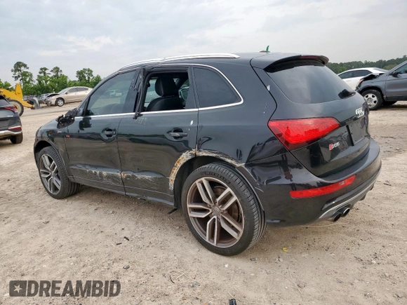 2014 Audi SQ5 Premium Plus z VIN WA1CGAFP8EA088536, wystawiony jako Copart lot #58494075 z przebiegiem 56 857 mil mil oraz Szkoda całkowita • Salvage title. Historia ofert i sprzedaży dostępna na DreamBid. Obrazek 2.