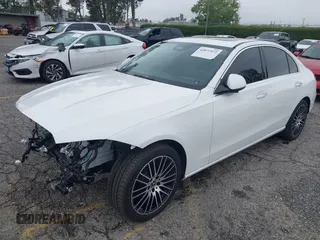 2023 Mercedes-Benz C 300 with VIN W1KAF4GB9PR153991, listed as a IAAI auction lot 42072572 with 21,560 mi miles and . Bid and sale history available at DreamBid. Image 2.