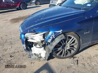 2019 Infiniti Q50 RED SPORT 400 with VIN JN1FV7AP8KM780182, listed as a IAAI auction lot 41682121 with 73,110 mi miles. Bid and sale history available at carsss.com. Image 6.