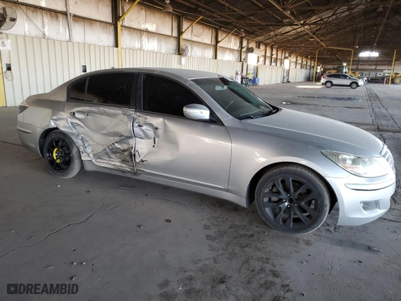 2011 Hyundai Genesis with VIN KMHGC4DE7BU117892, listed as a Copart auction lot 42168305 with 196,464 mi miles and Salvage Title. Bid and sale history available at carsss.com. Image 4.