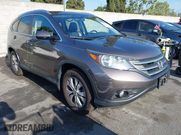 2012 Honda CR-V EX-L with VIN 5J6RM3H7XCL005251, listed as a IAAI auction lot 41979495 with 105,593 mi miles. Bid and sale history available at carsss.com. Image 1.