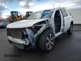 2020 Chevrolet Traverse LT with VIN 1GNEVHKWXLJ312050, listed as a Copart auction lot 48702475 with 85,936 mi miles and Salvage title. Bid and sale history available at DreamBid. Image 1.
