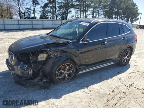 2016 BMW X1 xDrive28i with VIN WBXHT3C32GP884206, listed as a Copart auction lot 48767695 with 112,864 mi miles and Salvage Title. Bid and sale history available at carsss.com. Image 1.