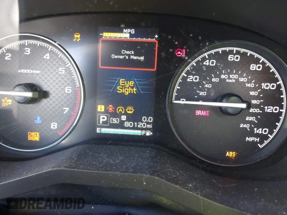 2019 Subaru Forester z VIN JF2SKACC3KH468292, wystawiony jako IAAI lot #42723489 z przebiegiem 80 120 mil mil oraz . Historia ofert i sprzedaży dostępna na DreamBid. Obrazek 7.