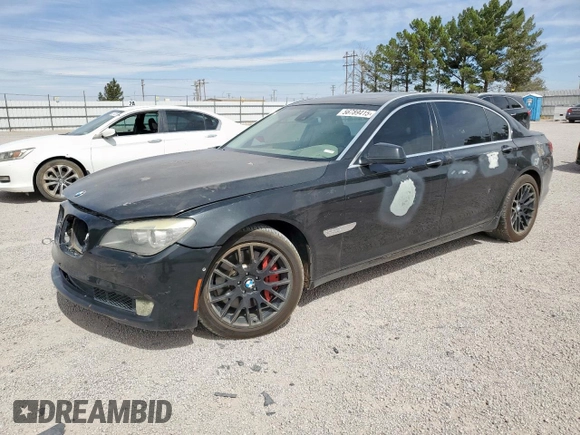 2009 BMW 7 Series 750Li with VIN WBAKB83569CY57456, listed as a Copart auction lot 56789415 with 103,139 mi miles and Clean title. Bid and sale history available at DreamBid. Image 1.