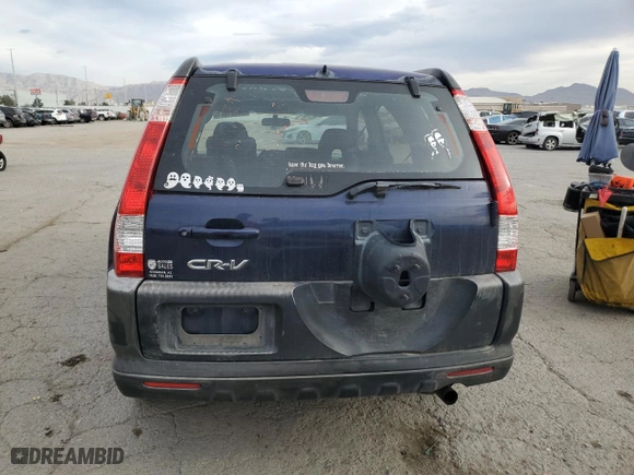 2006 Honda CR-V LX with VIN JHLRD68546C020776, listed as a Copart auction lot 50601645 with 233,222 mi miles and Salvage Title. Bid and sale history available at carsss.com. Image 6.