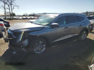 2022 Acura MDX z VIN 5J8YD9H39NL002816, wystawiony jako Copart lot #43869825 z przebiegiem 72 315 mil mil oraz Szkoda całkowita • Salvage title. Historia ofert i sprzedaży dostępna na DreamBid. Obrazek 1.