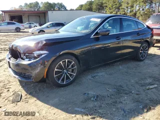 2019 BMW 6 Series 640i xDrive with VIN WBAJV6C5XKBK08469, listed as a Copart auction lot 80441344 with 58,637 mi miles and Salvage Title. Bid and sale history available at carsss.com. Image 1.