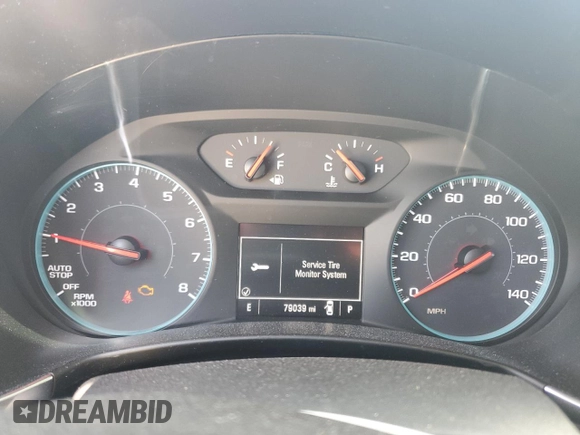 2018 Chevrolet Equinox LT with VIN 3GNAXJEV8JL116889, listed as a Copart auction lot 54599975 with 79,039 mi miles and Clean Title. Bid and sale history available at carsss.com. Image 9.