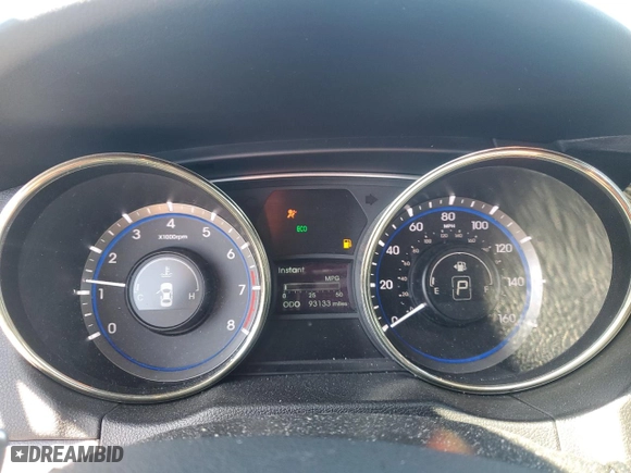 2011 Hyundai Sonata SE with VIN 5NPEC4AB2BH245862, listed as a Copart auction lot 50172535 with 93,133 mi miles and Salvage Title. Bid and sale history available at carsss.com. Image 9.