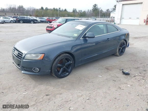 2009 Audi A5 with VIN WAUDK78T19A034813, listed as a IAAI auction lot 41786626 with 136,791 mi miles. Bid and sale history available at carsss.com. Image 2.