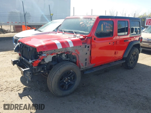 2020 Jeep Wrangler Unlimited Willys with VIN 1C4HJXDN5LW130646, listed as a IAAI auction lot 41979764 with 66,244 mi miles and . Bid and sale history available at DreamBid. Image 17.