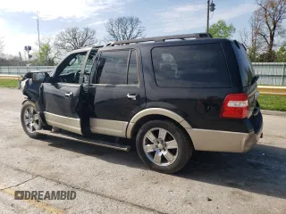 2010 Ford Expedition Eddie Bauer with VIN 1FMJU1J5XAEB03466, listed as a Copart auction lot 53208285 with Not provided miles and Salvage title. Bid and sale history available at DreamBid. Image 2.