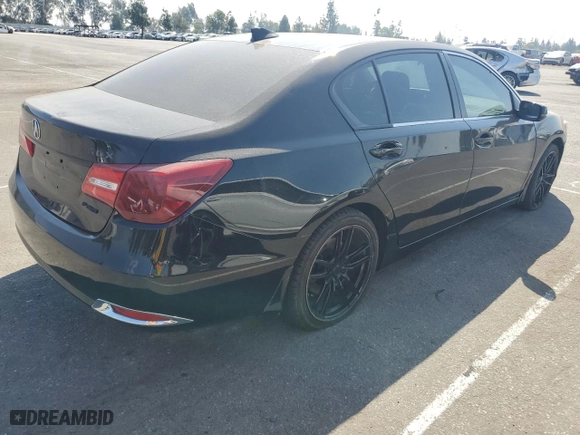 2014 Acura RLX Tech Pkg with VIN JH4KC1F57EC003829, listed as a Copart auction lot 74345714 with 194,305 mi miles and Salvage Title. Bid and sale history available at carsss.com. Image 3.
