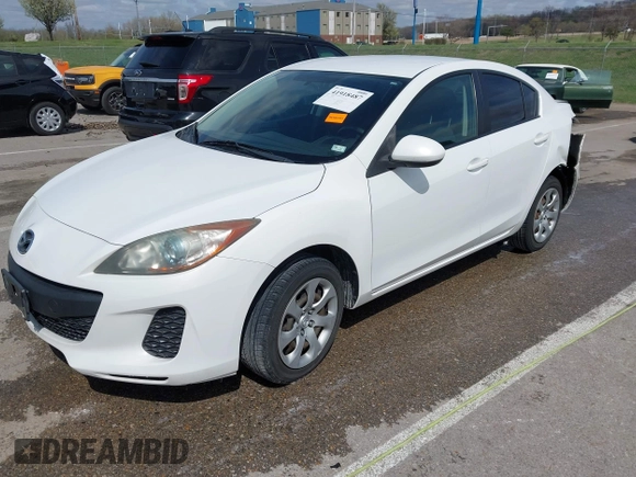 2013 Mazda Mazda3 i Sport with VIN JM1BL1U73D1764244, listed as a IAAI auction lot 41918487 with 94,620 mi miles. Bid and sale history available at carsss.com. Image 2.