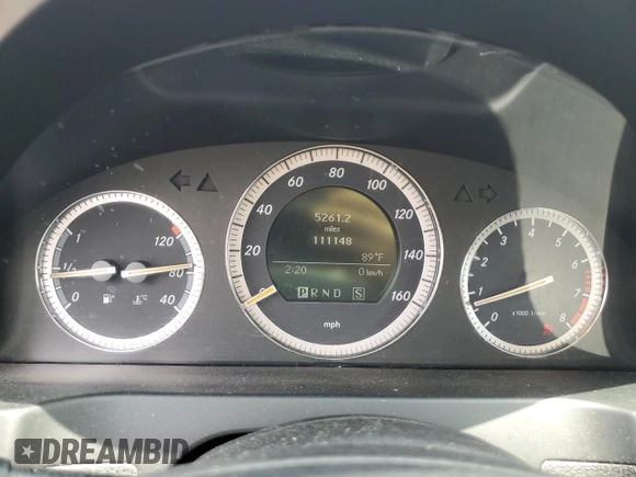 2008 Mercedes-Benz C 300 Sport with VIN WDDGF54X88F093057, listed as a Copart auction lot 57429065 with 111,148 mi miles and Salvage title. Bid and sale history available at DreamBid. Image 9.