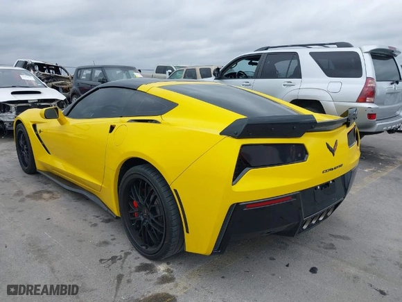 2014 Chevrolet Corvette Stingray 3LT with VIN 1G1YF2D76E5121803, listed as a IAAI auction lot 41520814 with 95,338 mi miles. Bid and sale history available at carsss.com. Image 3.
