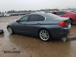 2015 BMW 3 Series 320i with VIN WBA3B1G56FNT64589, listed as a Copart auction lot 43250165 with 94,962 mi miles and Salvage Title. Bid and sale history available at carsss.com. Image 2.