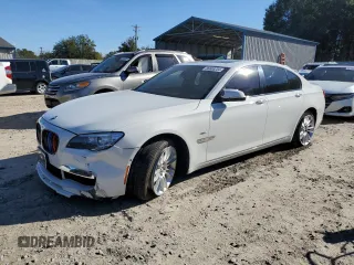 2013 BMW 7 Series 740i with VIN WBAYA6C51DD143366, listed as a Copart auction lot 86688234 with 79,326 mi miles and Salvage Title. Bid and sale history available at carsss.com. Image 1.