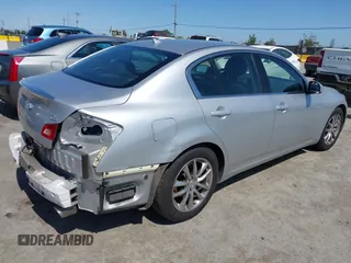 2008 Infiniti G35 Journey with VIN JNKBV61EX8M214584, listed as a IAAI auction lot 42582793 with 84,173 mi miles and . Bid and sale history available at DreamBid. Image 4.