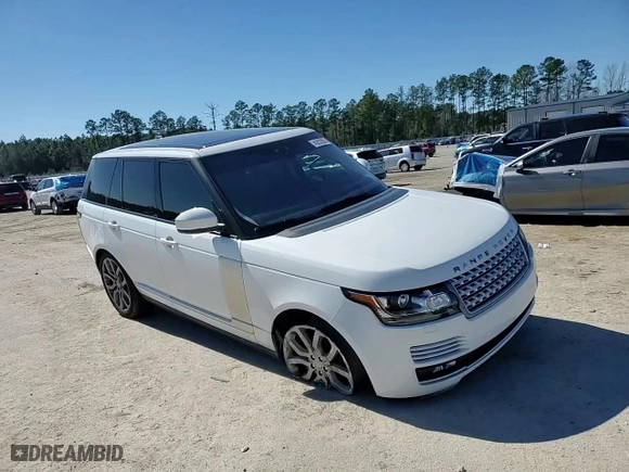 2017 Land Rover Range Rover with VIN SALGS2FE1HA348797, listed as a Copart auction lot 45932065 with 104,557 mi miles and Salvage Title. Bid and sale history available at carsss.com. Image 12.