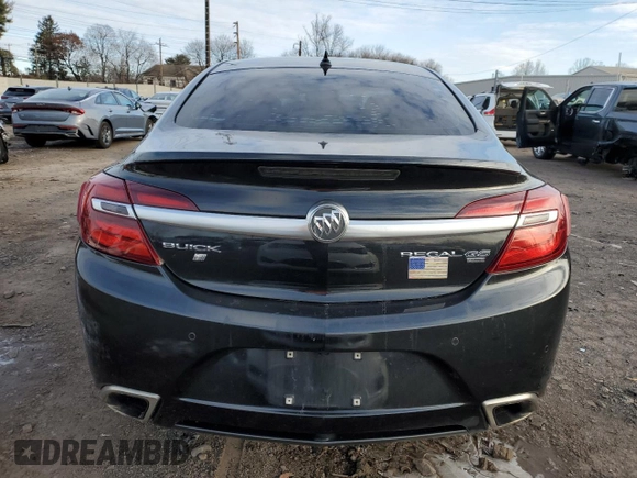 2014 Buick Regal GS with VIN 2G4GU5GX3E9243894, listed as a Copart auction lot 84504604 with 210,623 mi miles and Salvage Title. Bid and sale history available at DreamBid. Image 6.