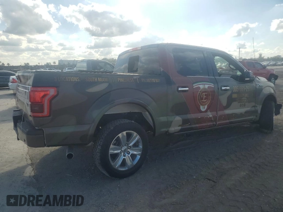 2017 Ford F-150 XL with VIN 1FTEW1EF9HFC50384, listed as a Copart auction lot 85538764 with Not provided miles and Salvage title. Bid and sale history available at DreamBid. Image 3.