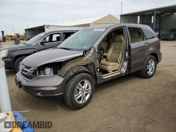 2011 Honda CR-V EX-L with VIN 5J6RE4H71BL000358, listed as a Copart auction lot 49490405 with 102,823 mi miles and Salvage Title. Bid and sale history available at carsss.com. Image 1.