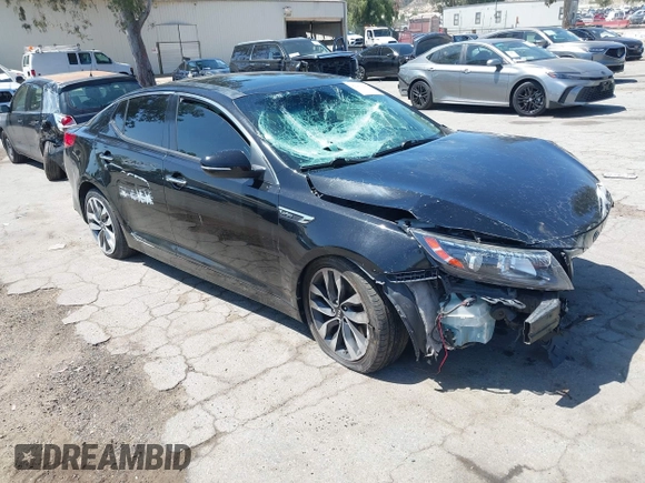 2015 Kia Optima SX Turbo with VIN 5XXGR4A66FG368012, listed as a IAAI auction lot 42281255 with 133,809 mi miles and . Bid and sale history available at DreamBid. Image 1.